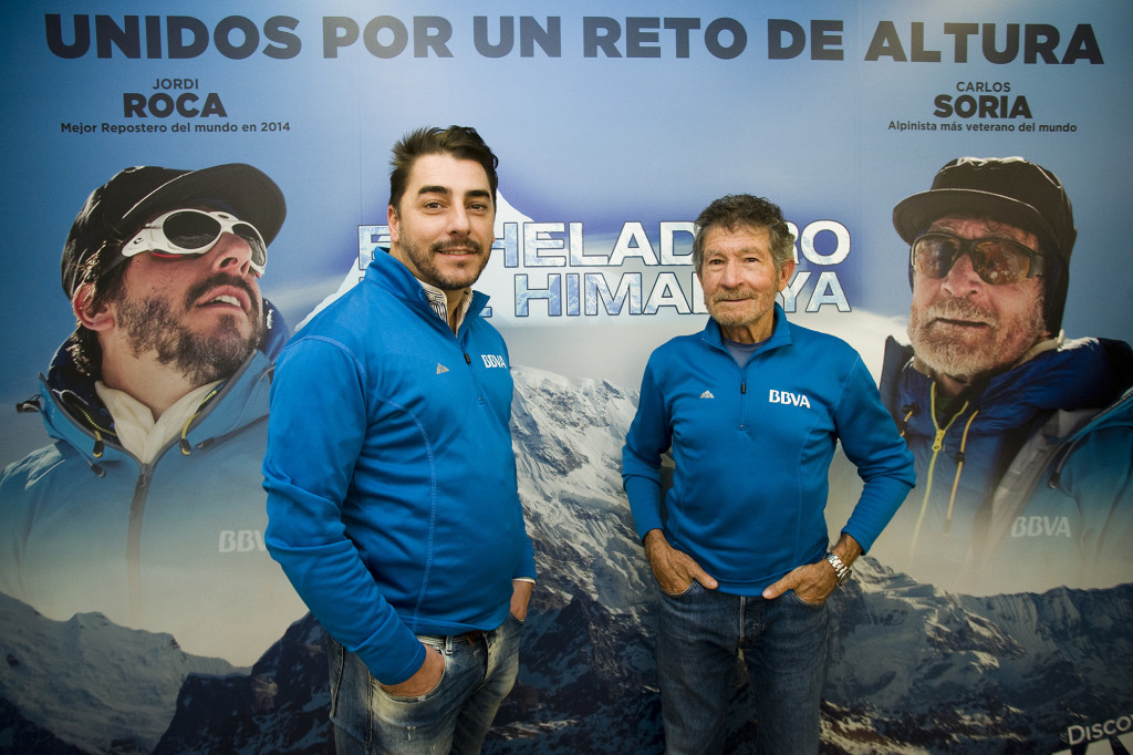 Jordi Roca y Carlos Soria presentan 'El heladero del Himalaya'