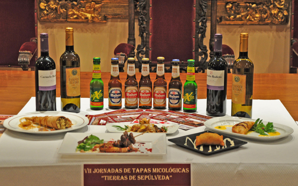 Variedad gastronómica en las tapas micológicas de Sepúlveda