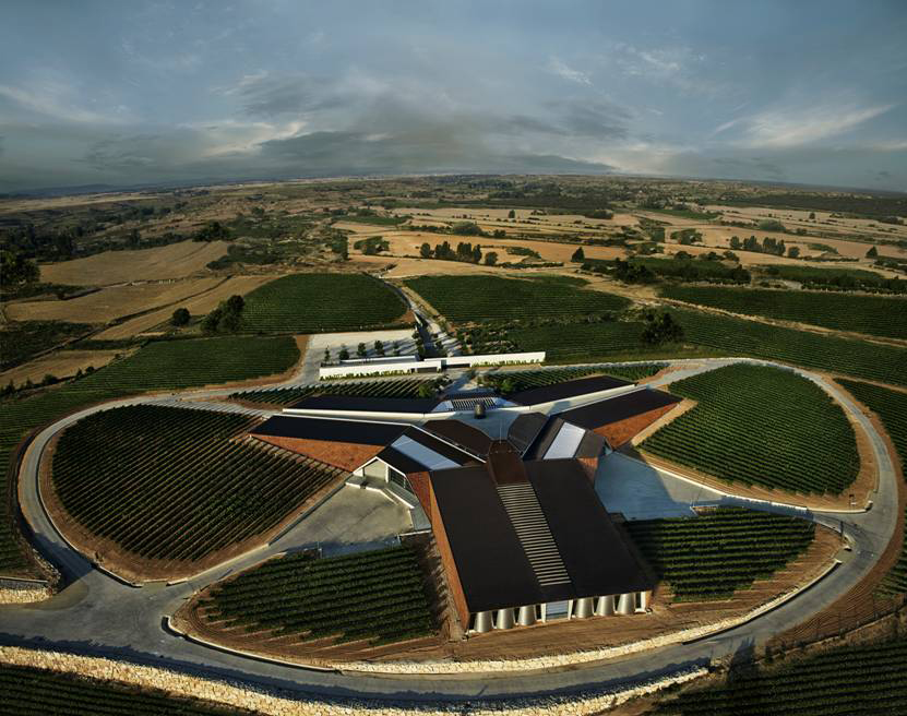 Foto aérea Bodegas Portia