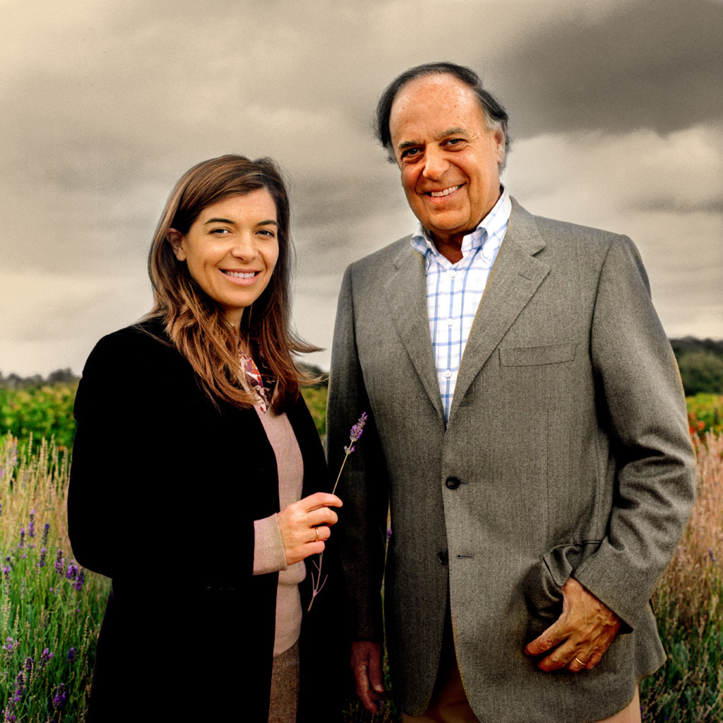 D. Carlos Falco con su hija Xandra Falco