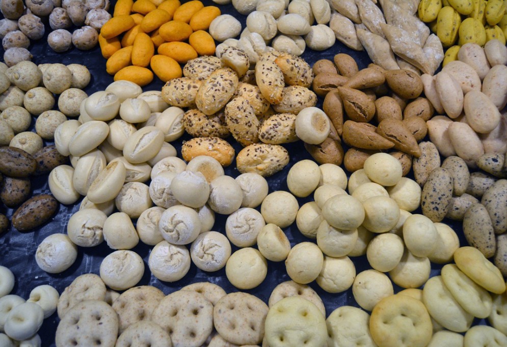 Mar de panes en La Boqueria