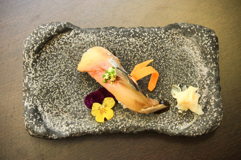 Menú sushi kaiseki elaborado por Diego Laso