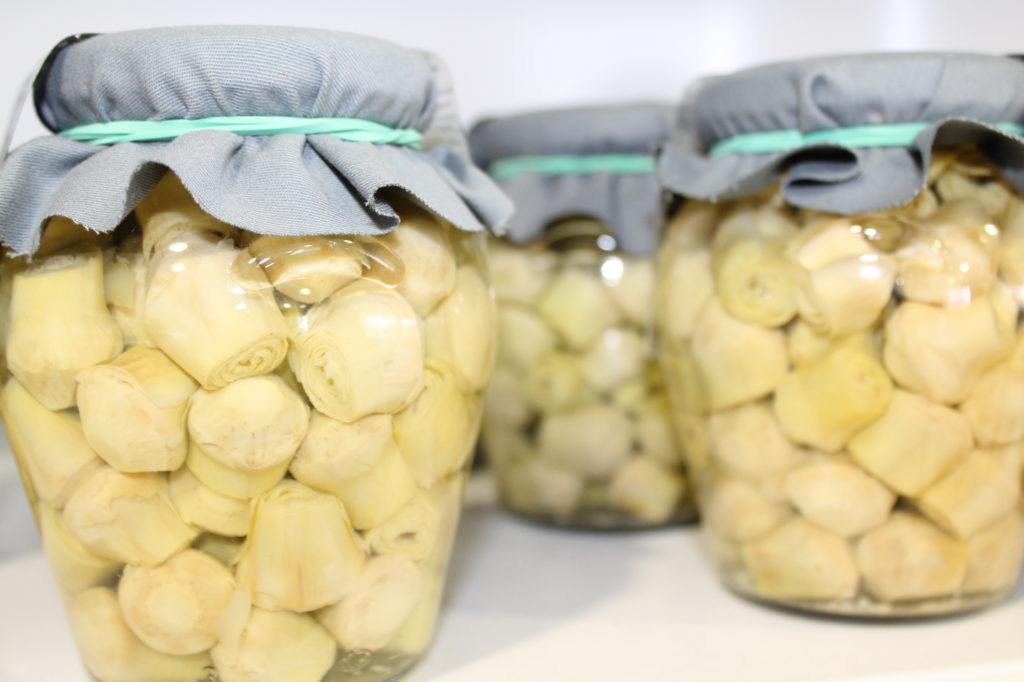 Alcachofas en conserva