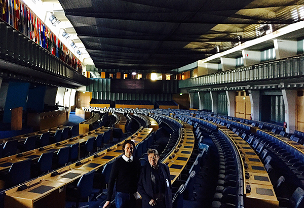 Los escritores Luis Cepeda y Saúl Cepeda