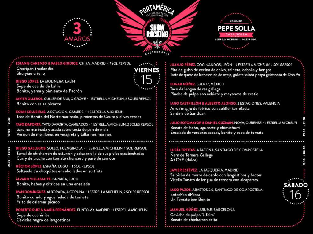 Cartel Chefs Port América 2016