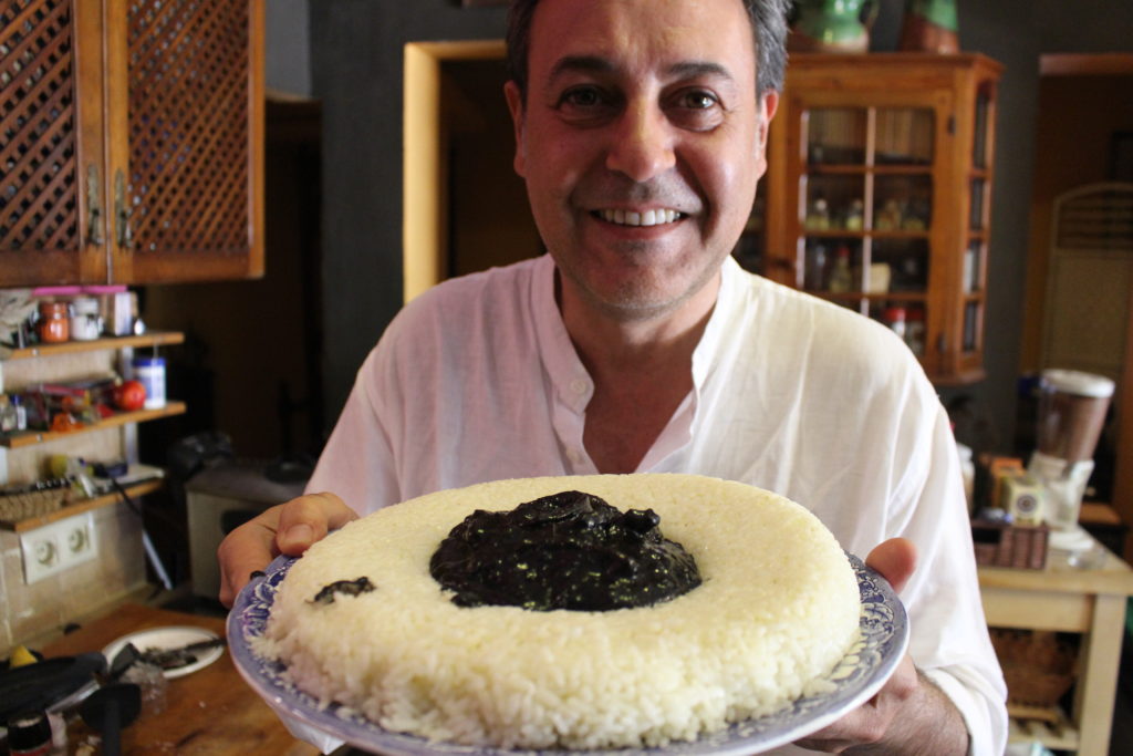 Calamares en su tinta