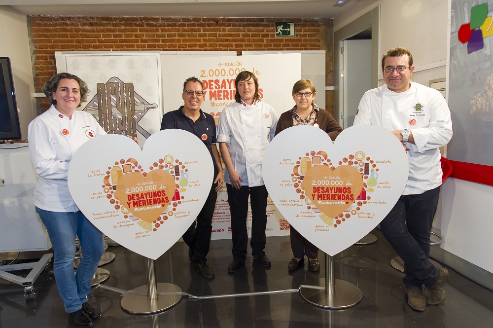 Desayunos y meriendas con corazón