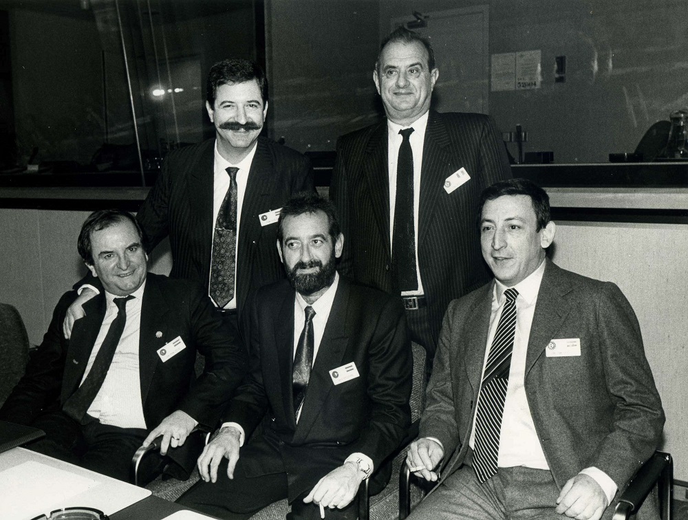 Los cuatro impulsores de la asociación Euro-Toques son Pedro Subijana, Juan Mari Arzak, Karlos Arguiñano y Juan José Castillo