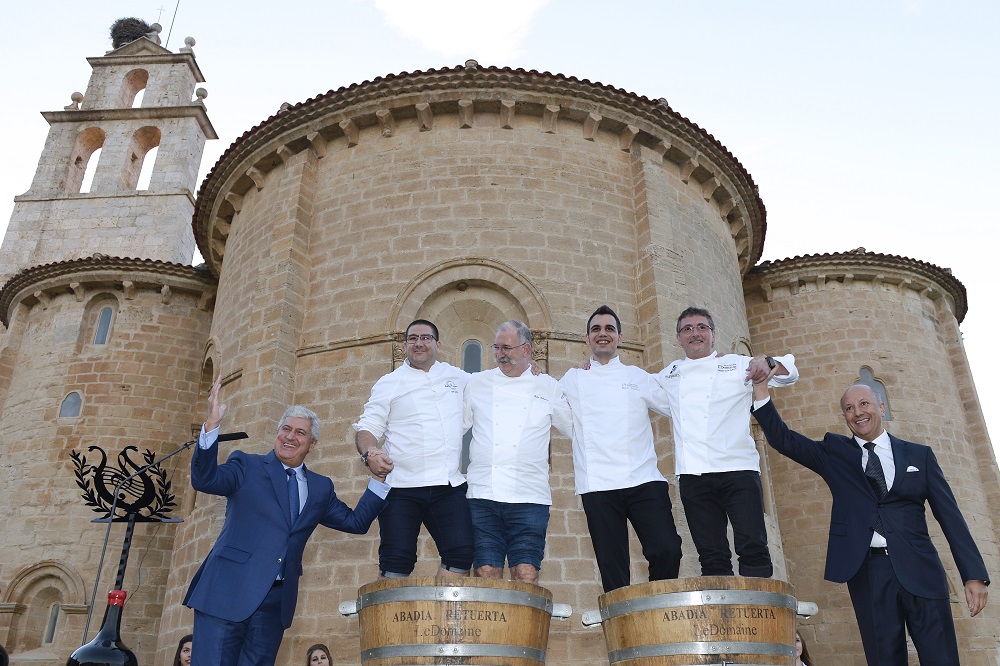 Enrique Valero, Dani García, Pedro Subijana, Marc Segarra, Andoni Luis Aduriz y Andrés Araya.