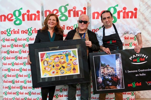 Negrini premia en Ma drid Fusión a Vitor Cunha, de la Pizzería Forneria de Lisboa