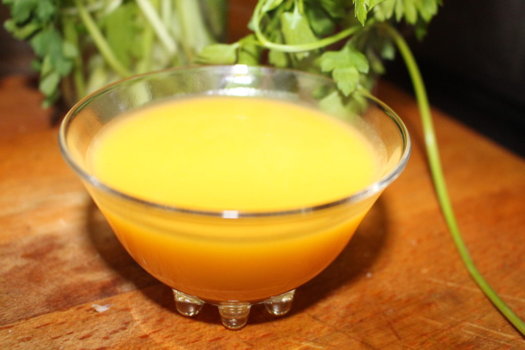 Receta de verduras: Crema de calabaza y zanahorias