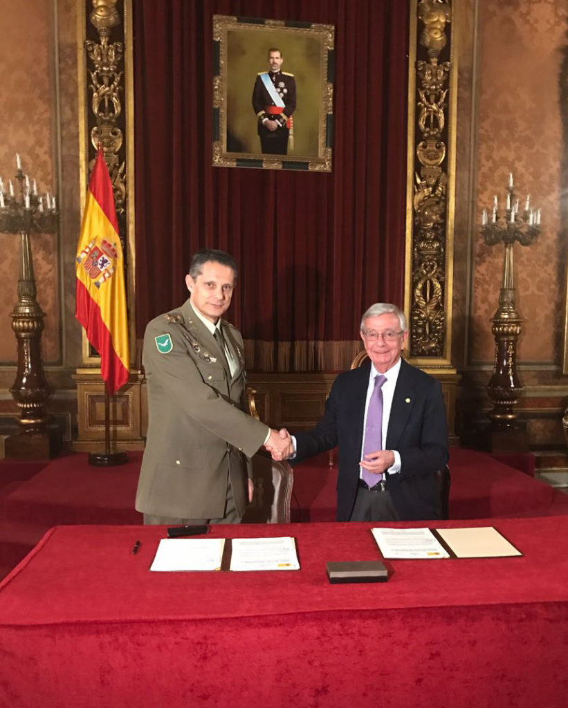 Convenio entre el Ministerio de Defensa, la Real Academia de Gastronomía y su Asociación de Amigos 