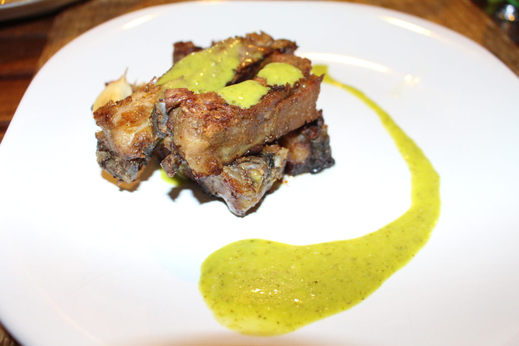 Receta del día: Costillar al aroma de soja, con salsa de perejil al estilo Berasategui