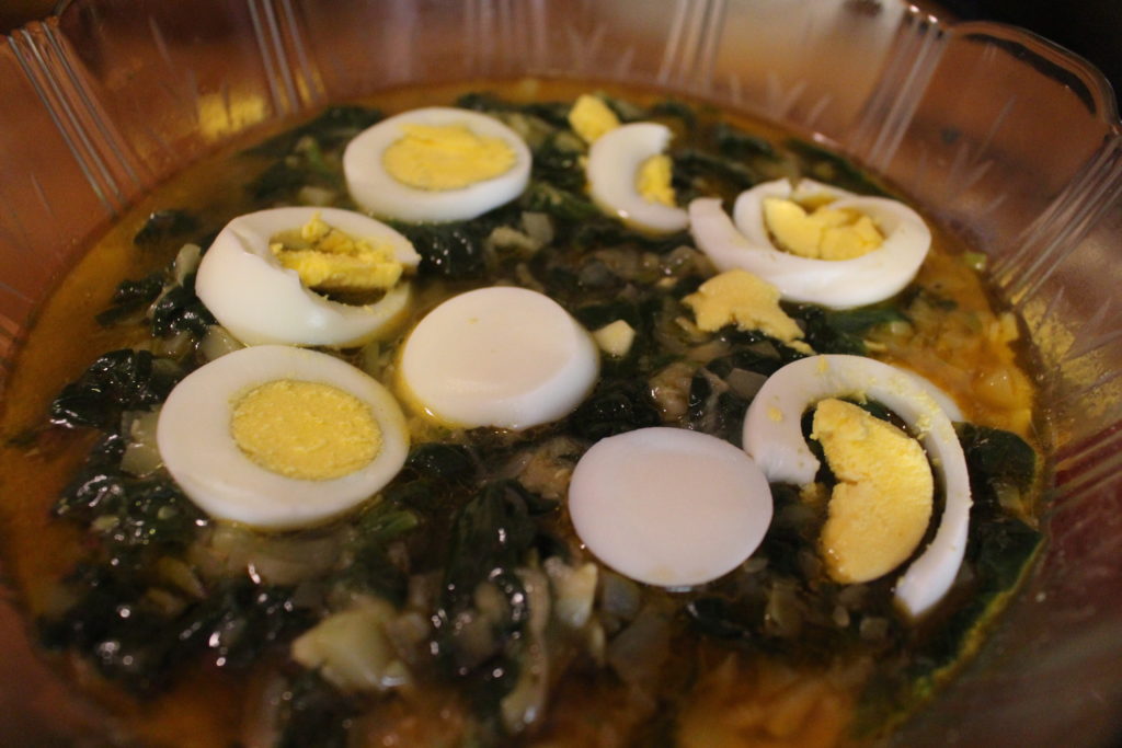 Receta de verduras: Espinacas al estilo Ribagorda