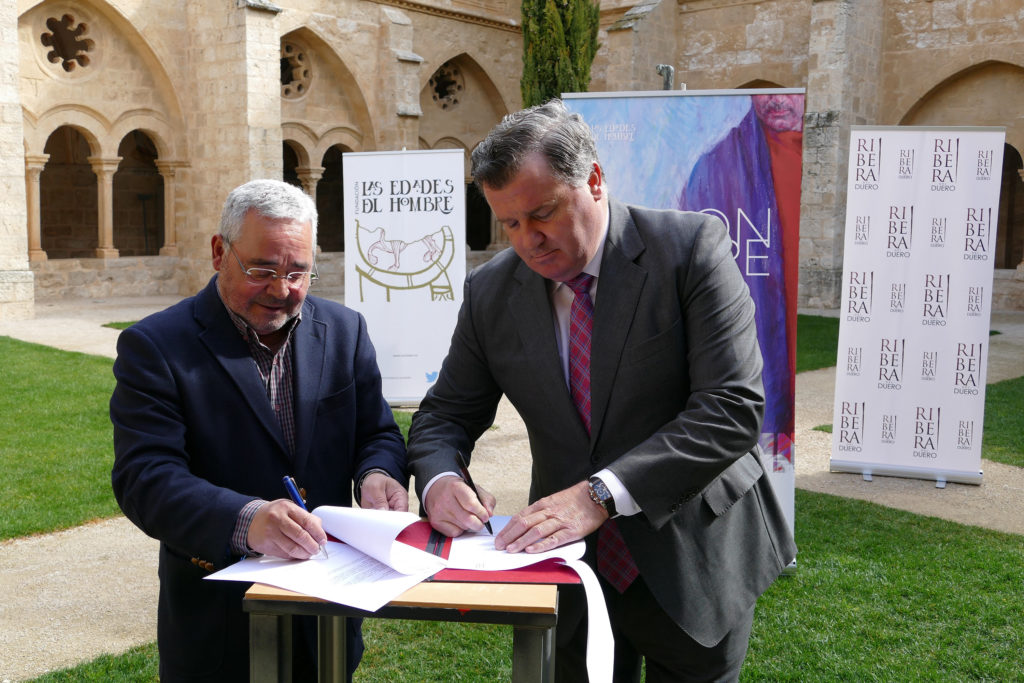 La Ribera del Duero y Edades del Hombre firman un convenio de colaboración. 
